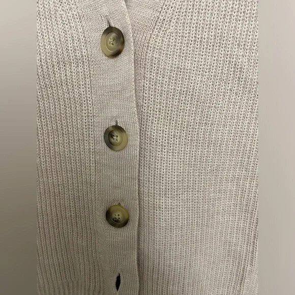 NWT Rachel Zoe Women's Tan Extra Fine Merino Wool Sweater Vest - Size M - Picture 12 of 16